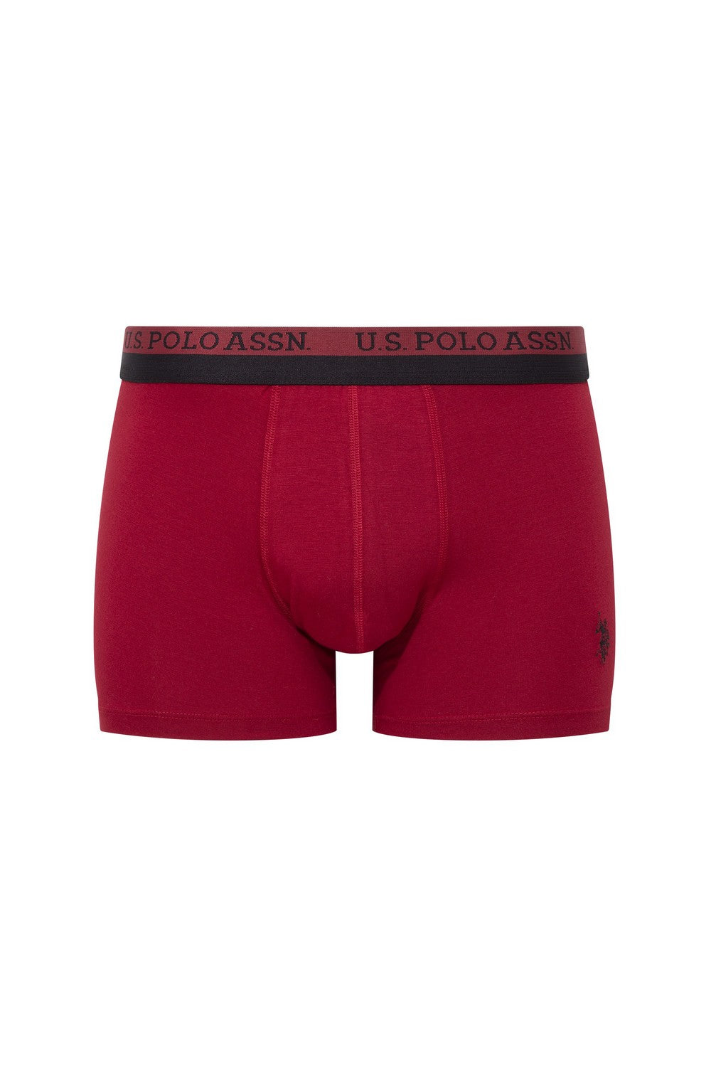 Мужские трусы шорты 80522 printed/burgundy/black (3 шт.)