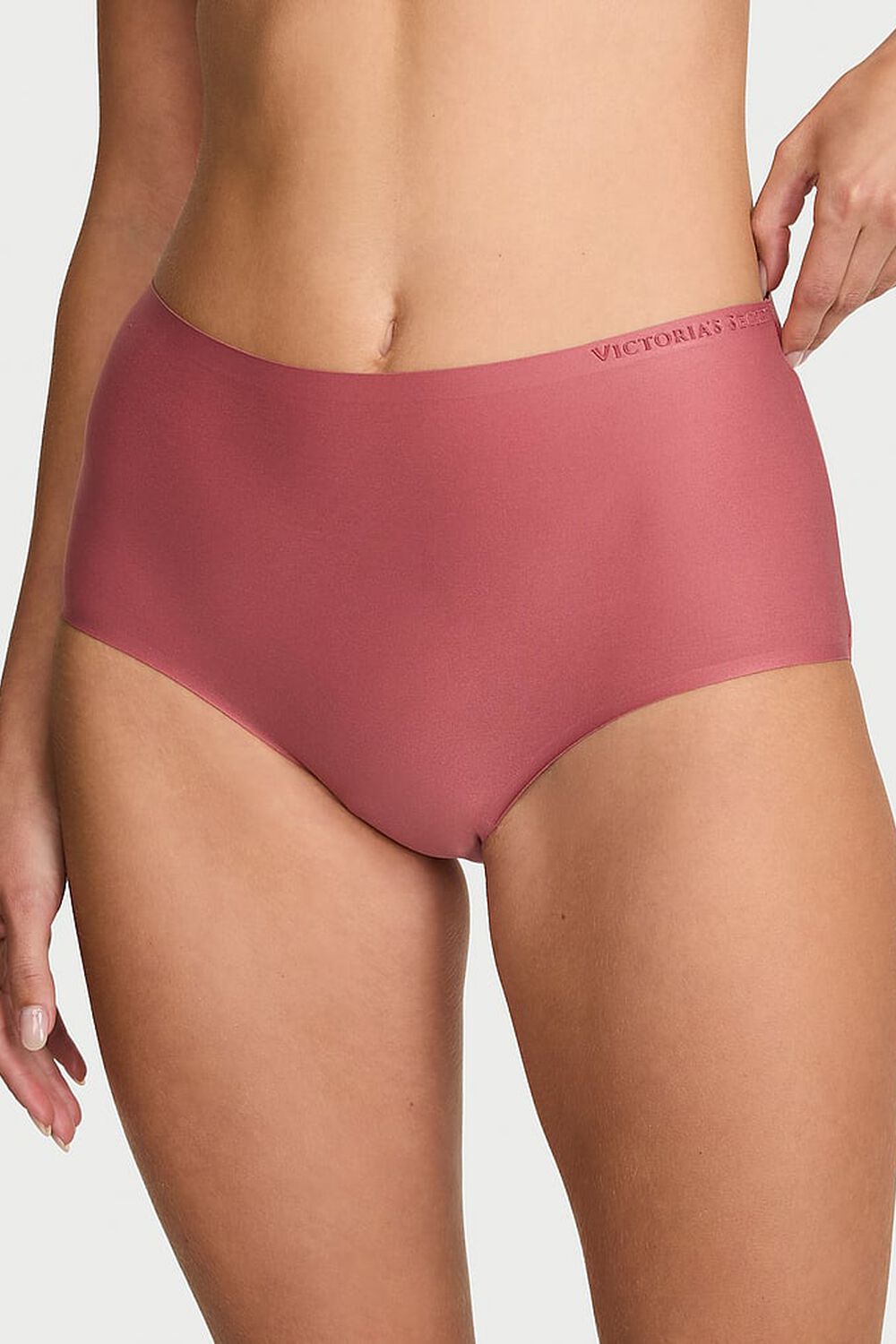 Гладкі трусики сліп 113739536 pink Victoria`s Secret