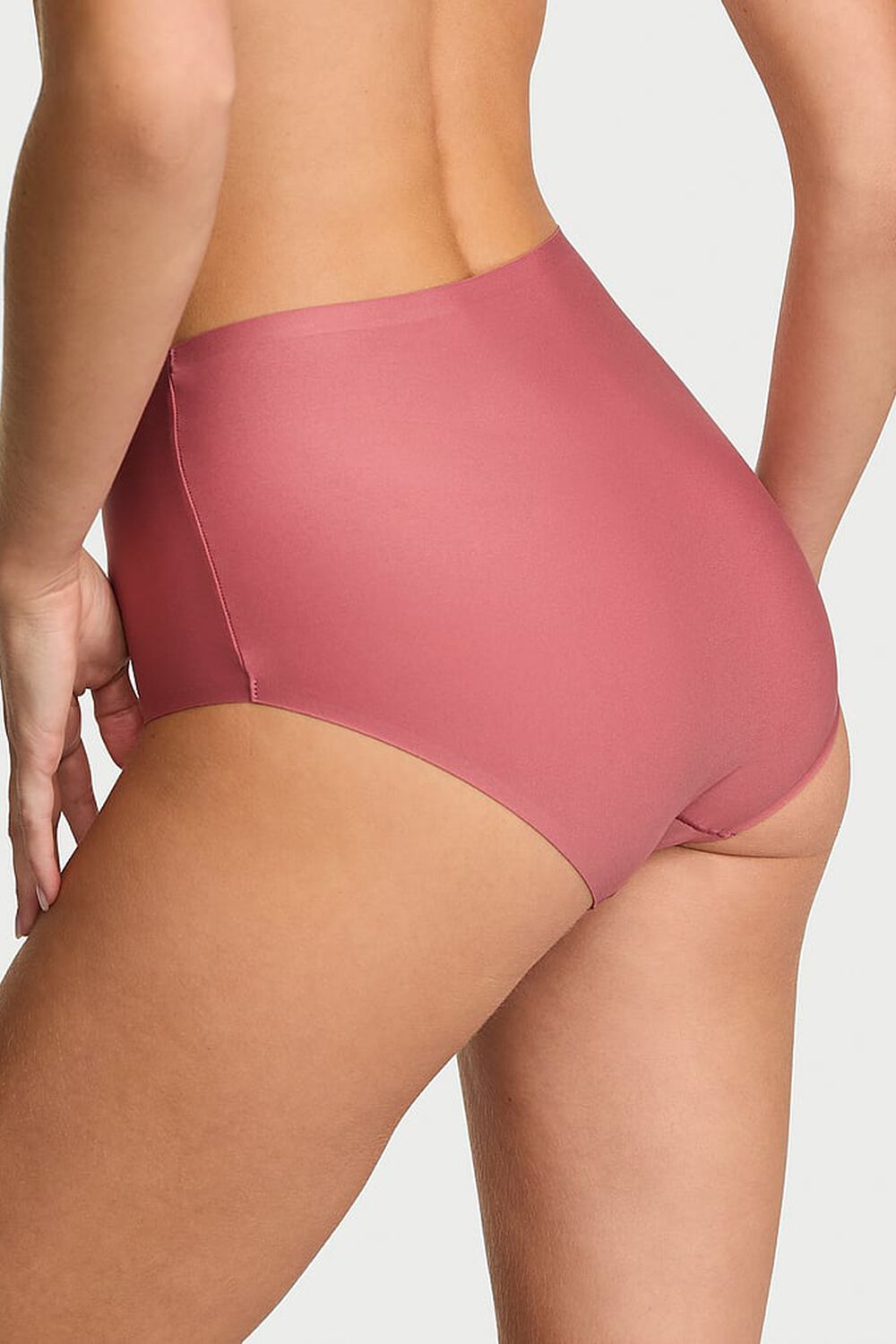 Гладкі трусики сліп 113739536 pink Victoria`s Secret спина
