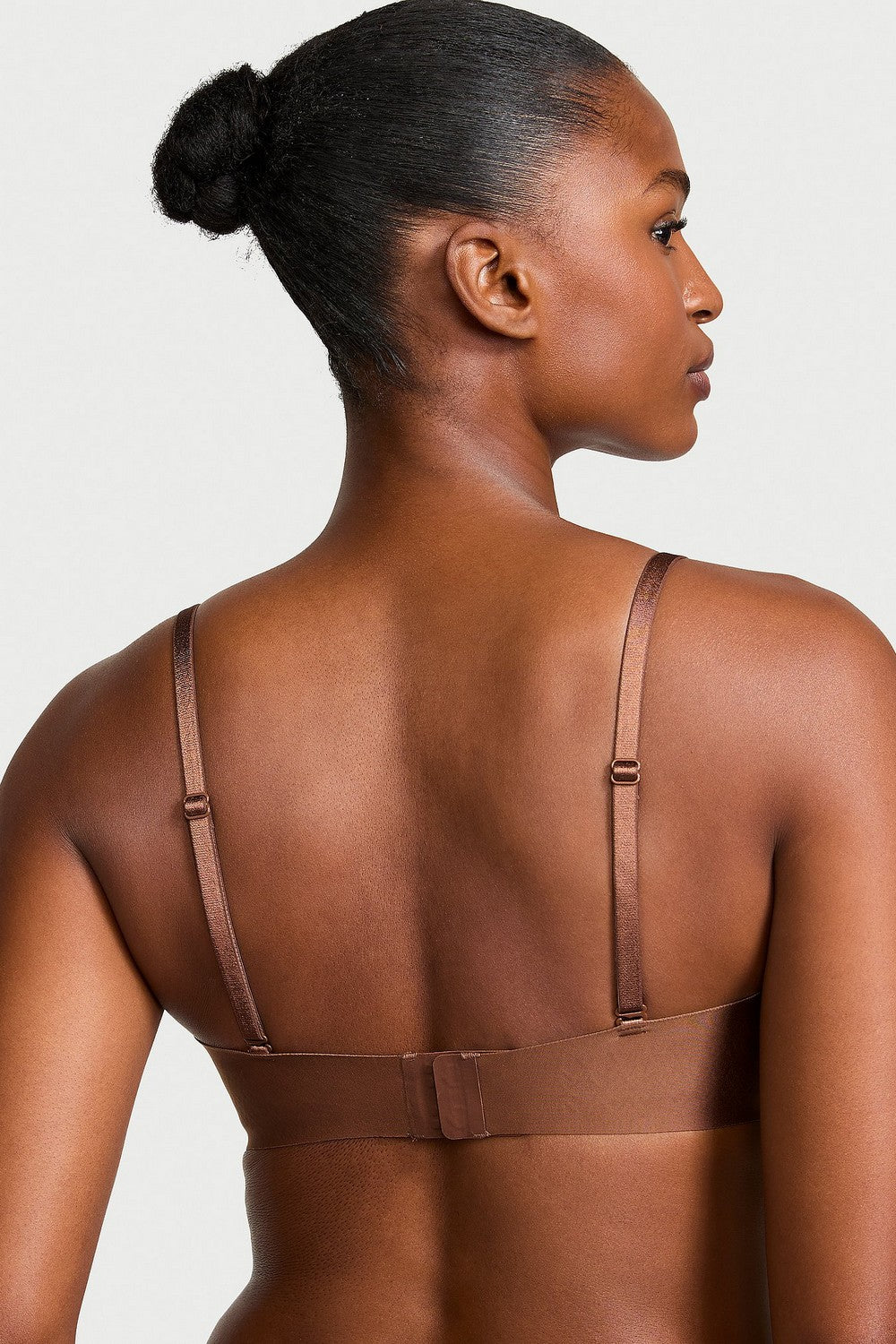 Бюстгальтер бандо на кісточках 164017596 brown Victoria`s Secret