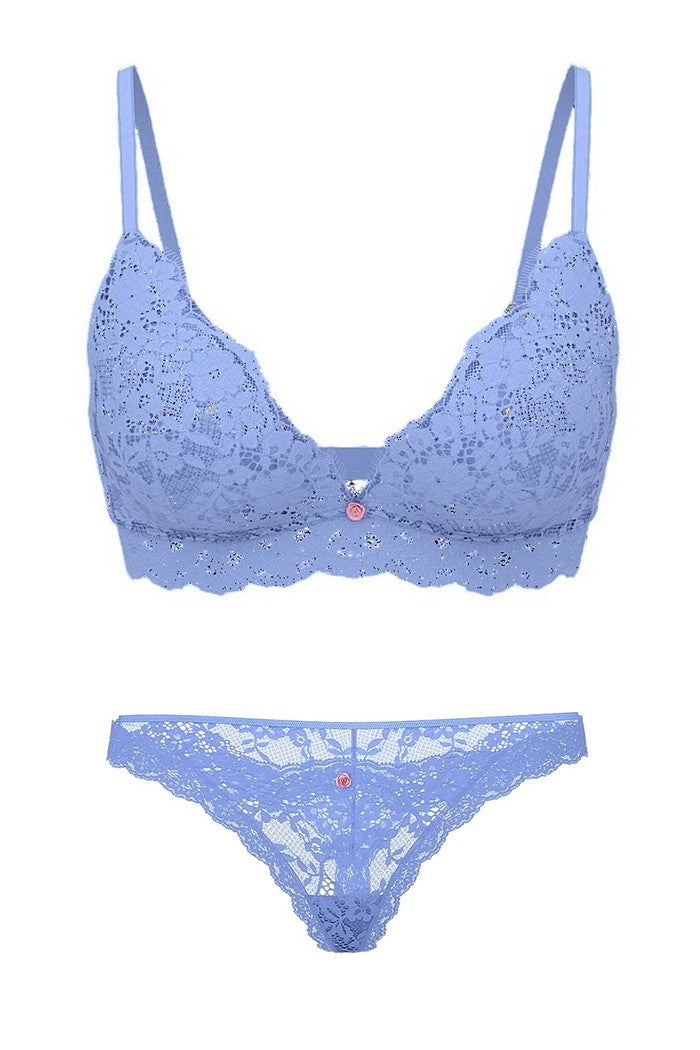 Комплект білизни з мережива 165736237 blue