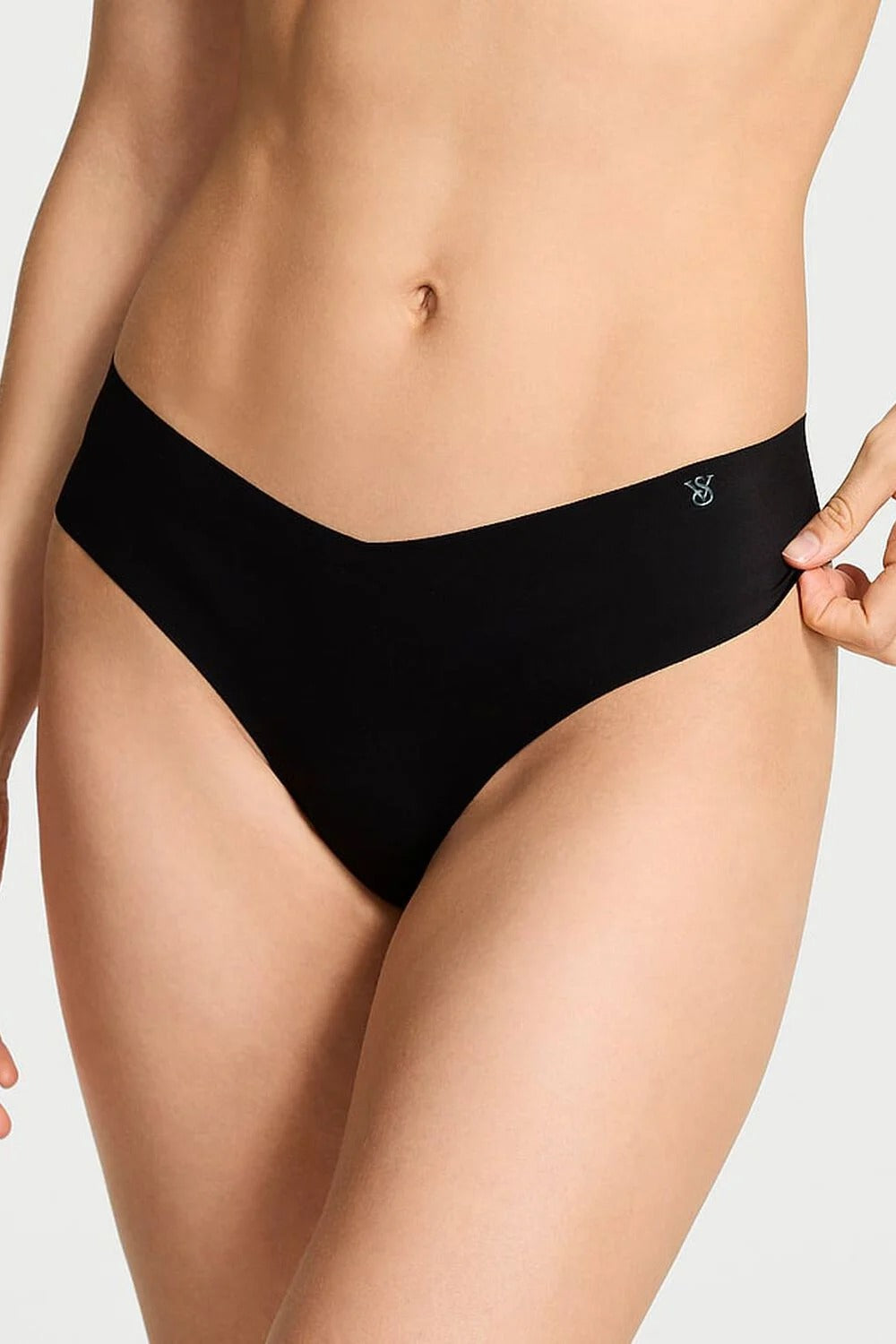 Безшовні трусики стрінги 173629926 black