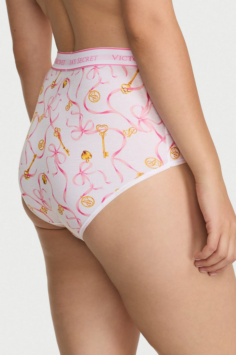 Бавовняні трусики сліп 180375651 (3 шт.) multi Victoria`s Secret спина