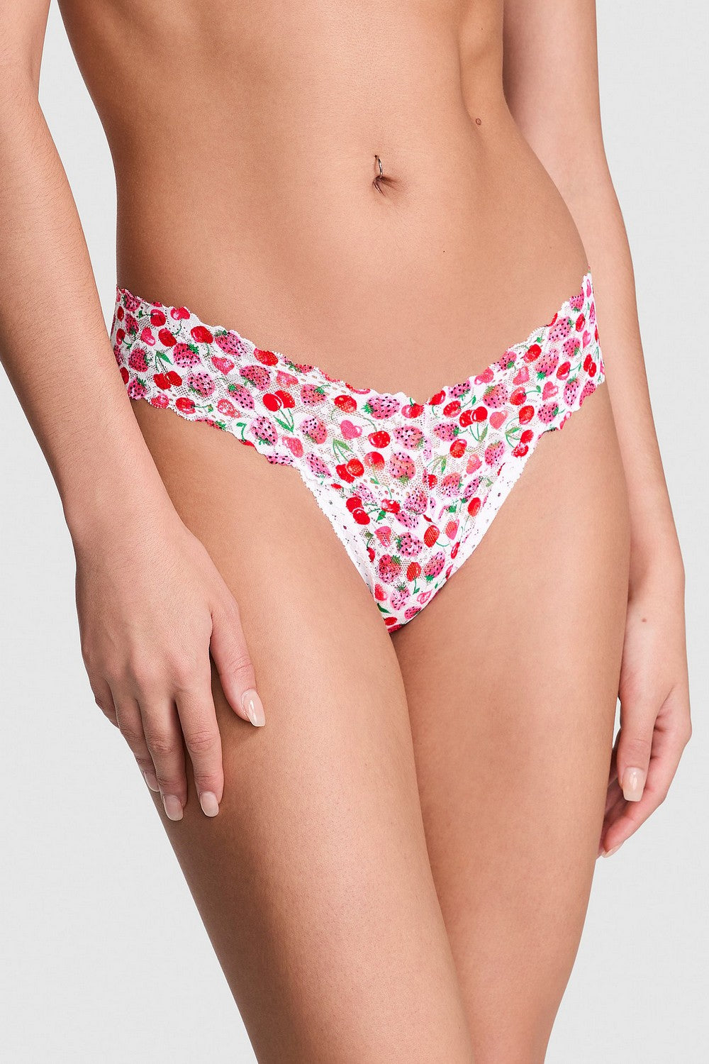 Трусики стринг із принтом 210472181 Victoria`s Secret