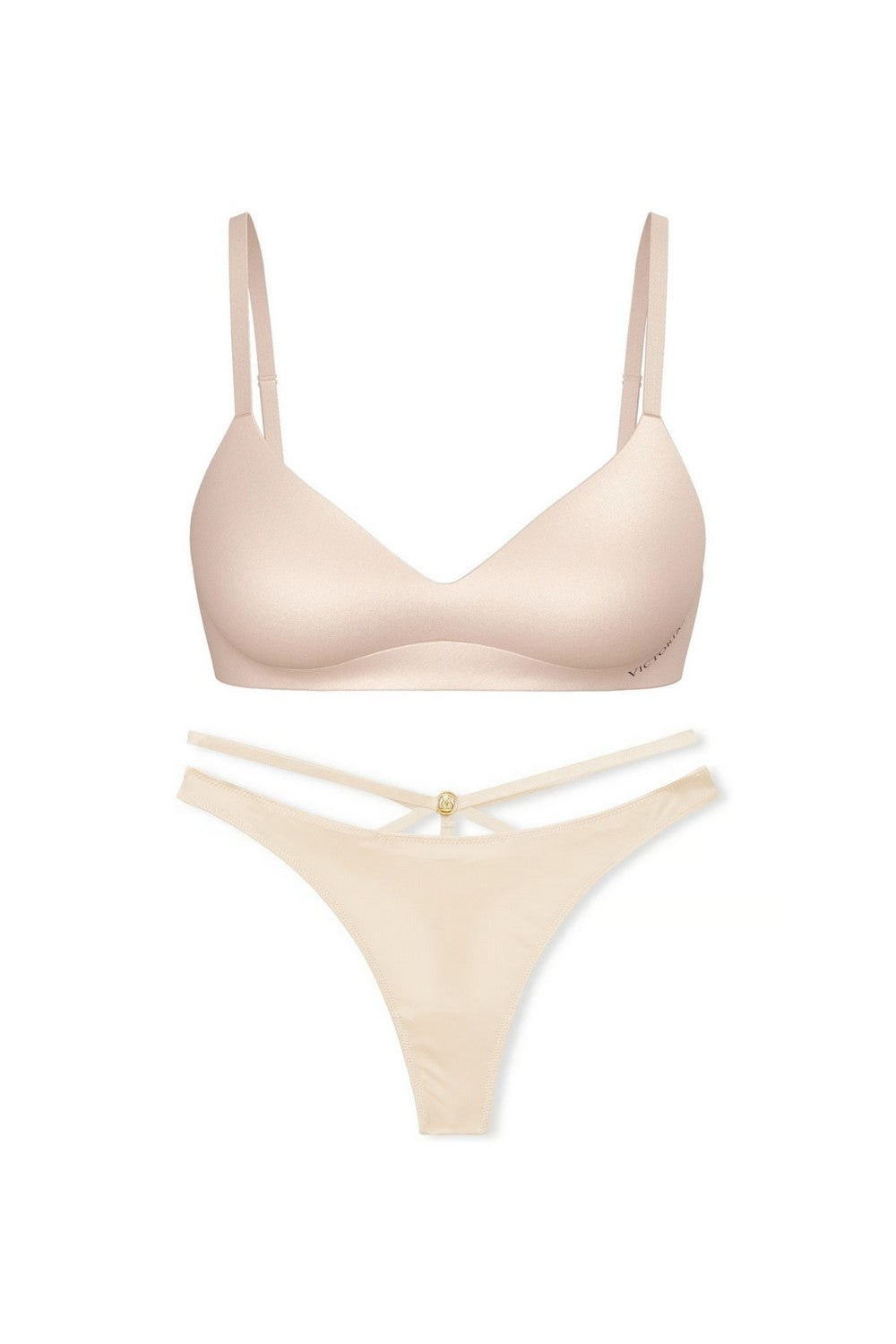 Комплект білизни з ремінцями 210694785 beige