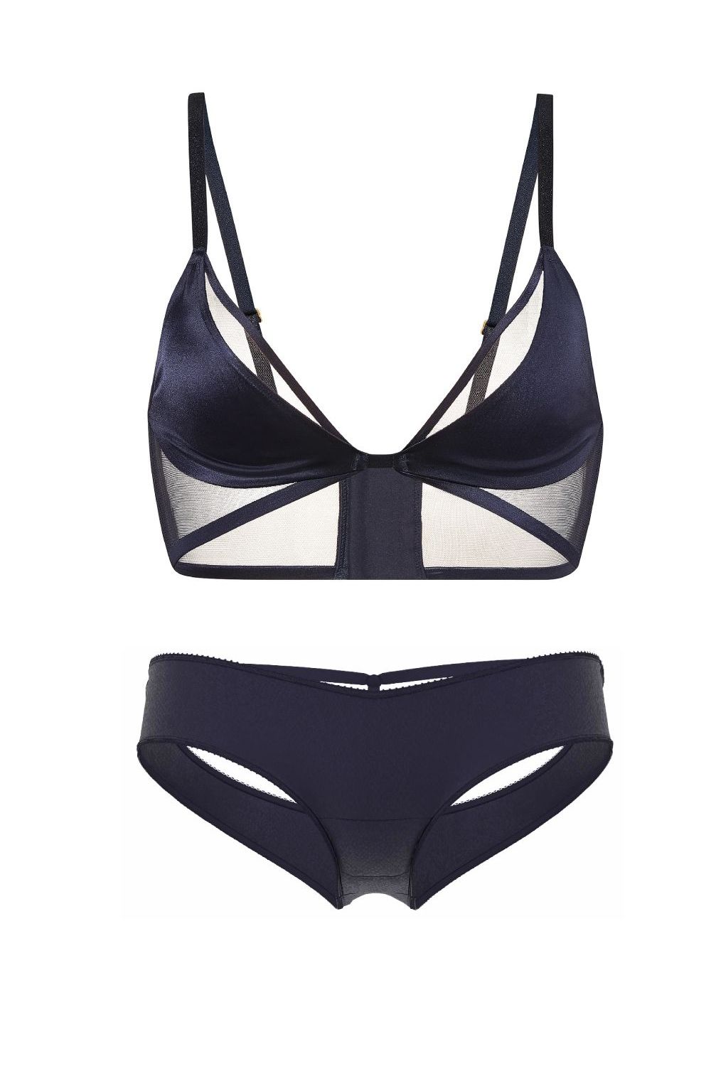 Комплект білизни з ремінцями 222075526 blue Victoria`s Secret
