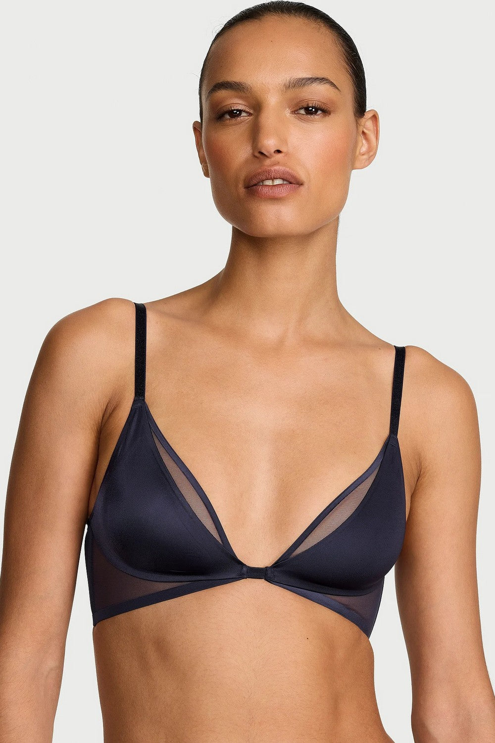 Комплект білизни з ремінцями 222075526 blue Victoria`s Secret