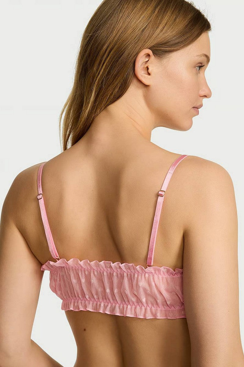 Бра-топ із шифону 226975332 rose Victoria`s Secret