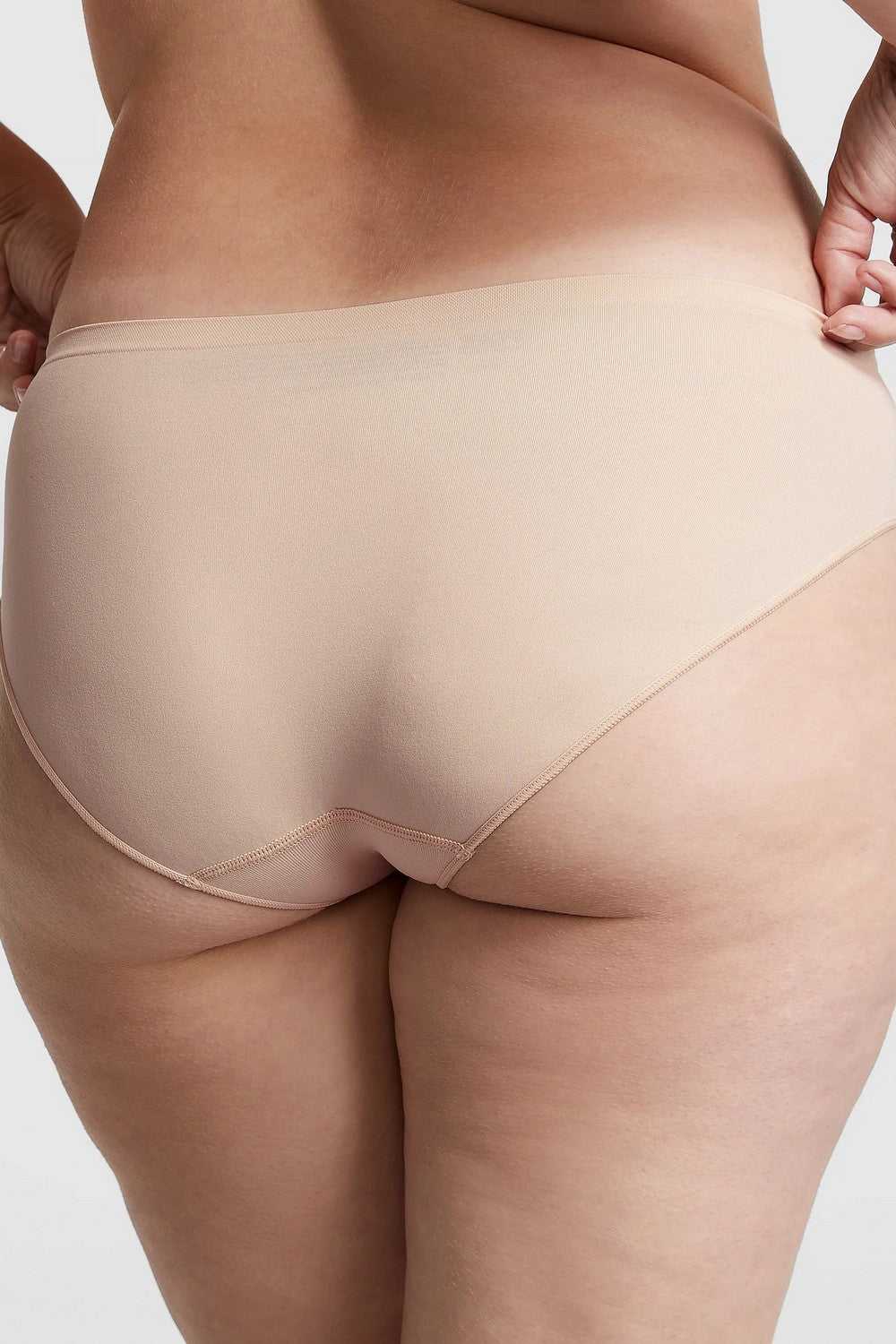 Однотонні трусики сліп 227149889 beige Victoria`s Secret спина