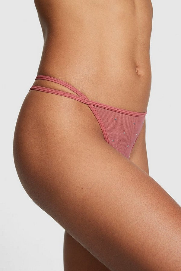 Комплект белья со стразами 2420371 rose