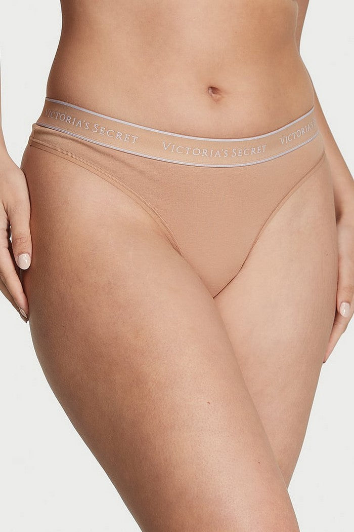 Хлопковые трусики стринг 247523210