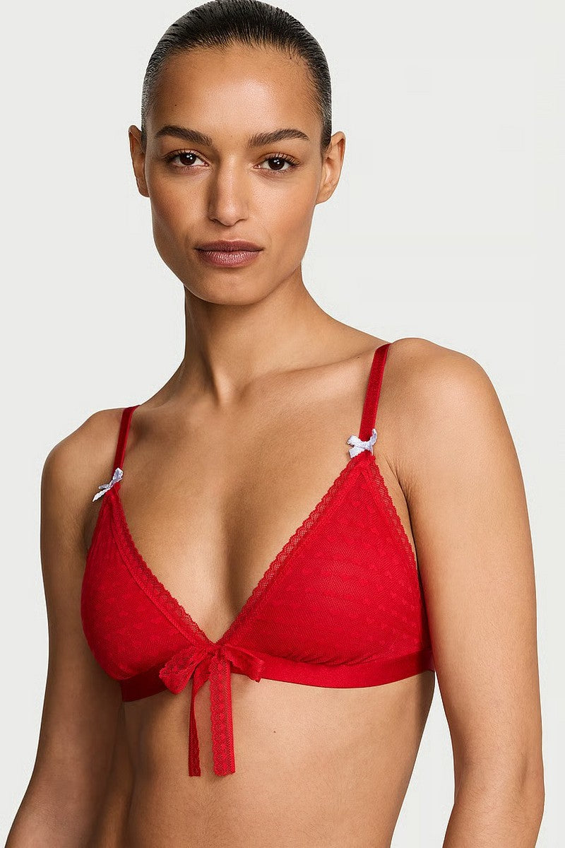 Бралет із мікросітки 25927961 red Victoria`s Secret