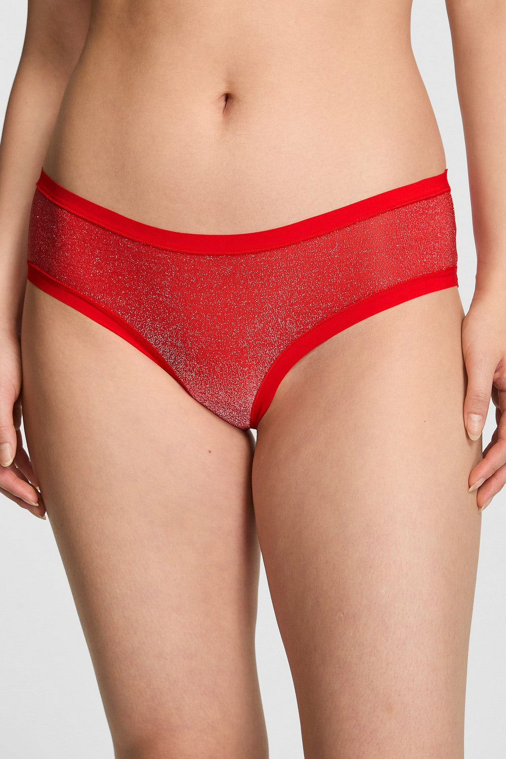 Трусики сліп із блиском 277882153 red Victoria`s Secret