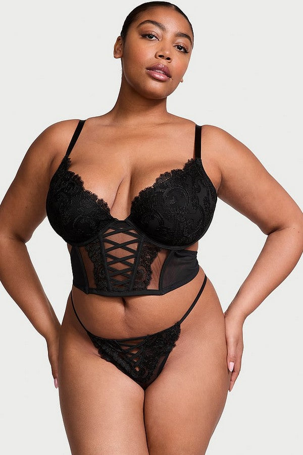 Комплект білизни з корсетом 331122334 black