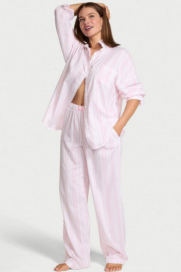 Піжама з модалу 340096565 white/rose Victoria`s Secret