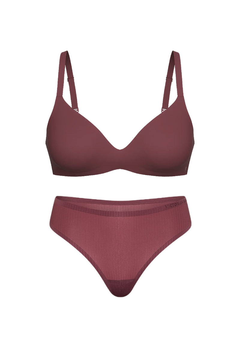 Комплект білизни із мікрофібри 351535411 pink Victoria`s Secret