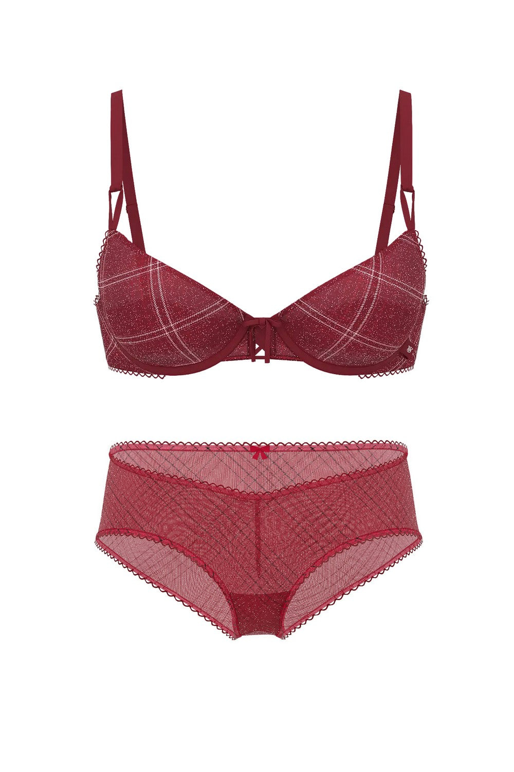 Комплект білизни з люрексом 356133419 red Victoria`s Secret