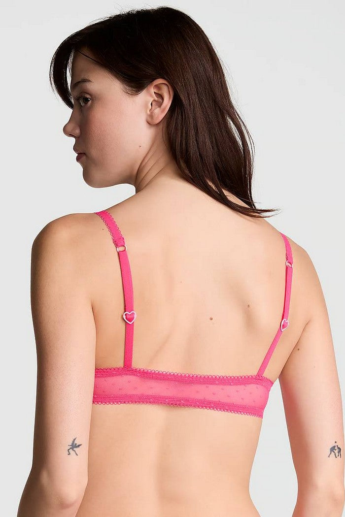 Комплект белья с сердечками 35652608 pink