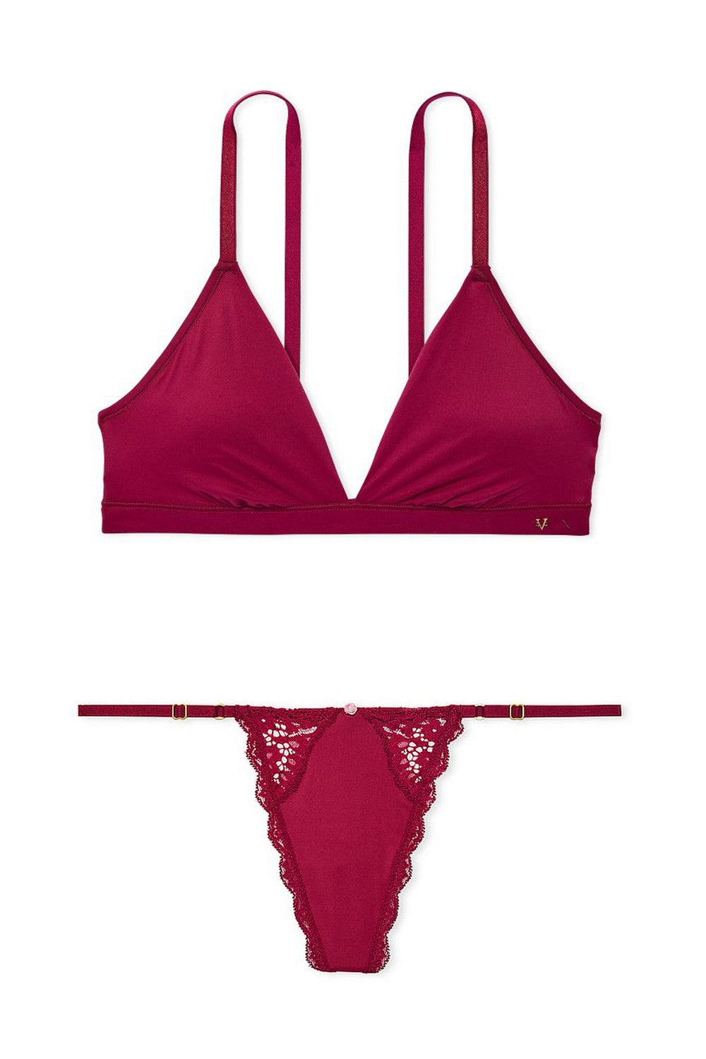 Комплект білизни із мікрофібри 359392447 burgundy