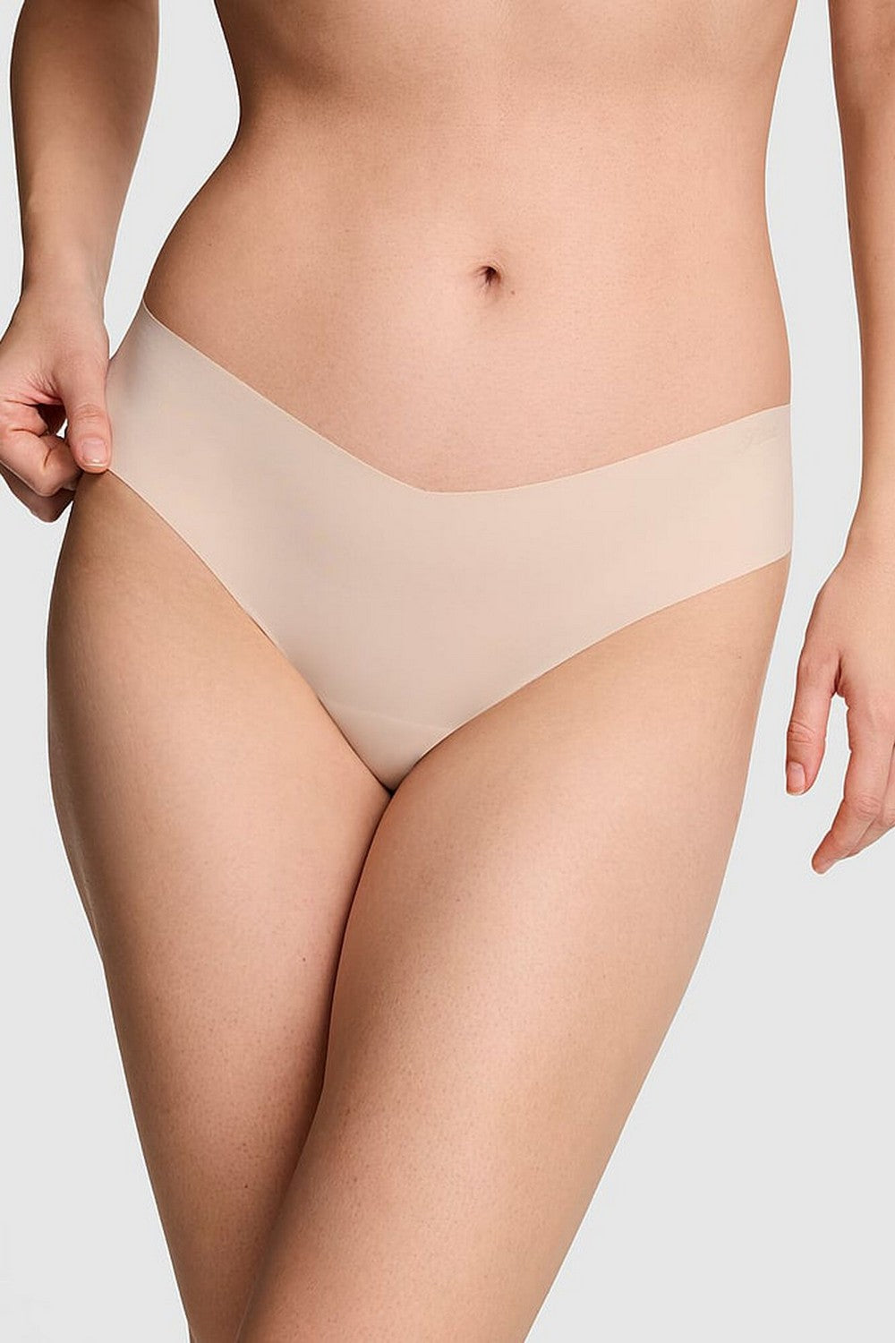Безшовні трусики стрінг 365705795 beige Victoria`s Secret