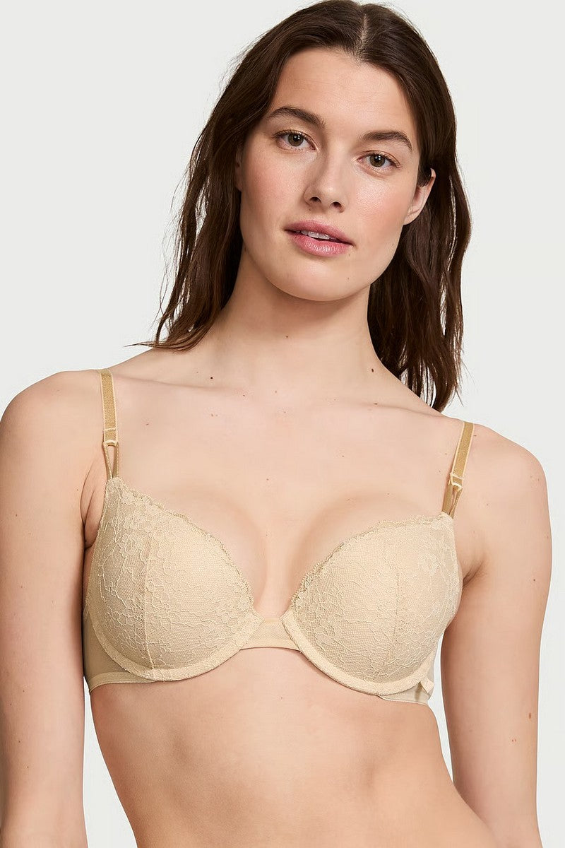 Комплект білизни з мережива 382511869 beige