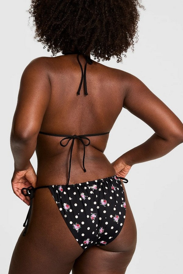 Роздільний двосторонній купальник 39602215 black/white Victoria`s Secret спина