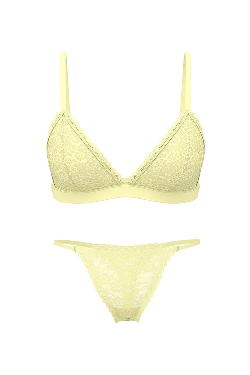 Комплект білизни 398199808 yellow Victoria`s Secret