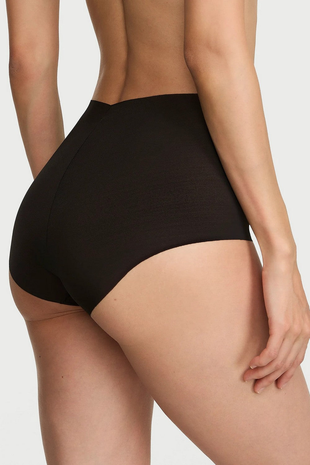Високі трусики сліп 404985101 black Victoria`s Secret