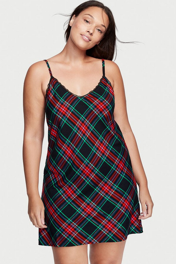 Фланелева нічна сорочка 406981195 black