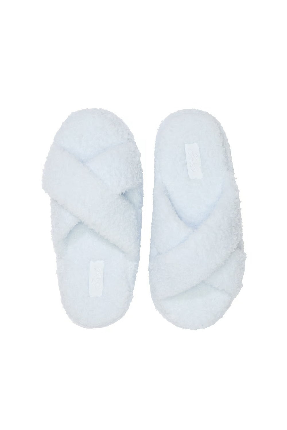 Плюшевые домашние тапочки 422574757 blue