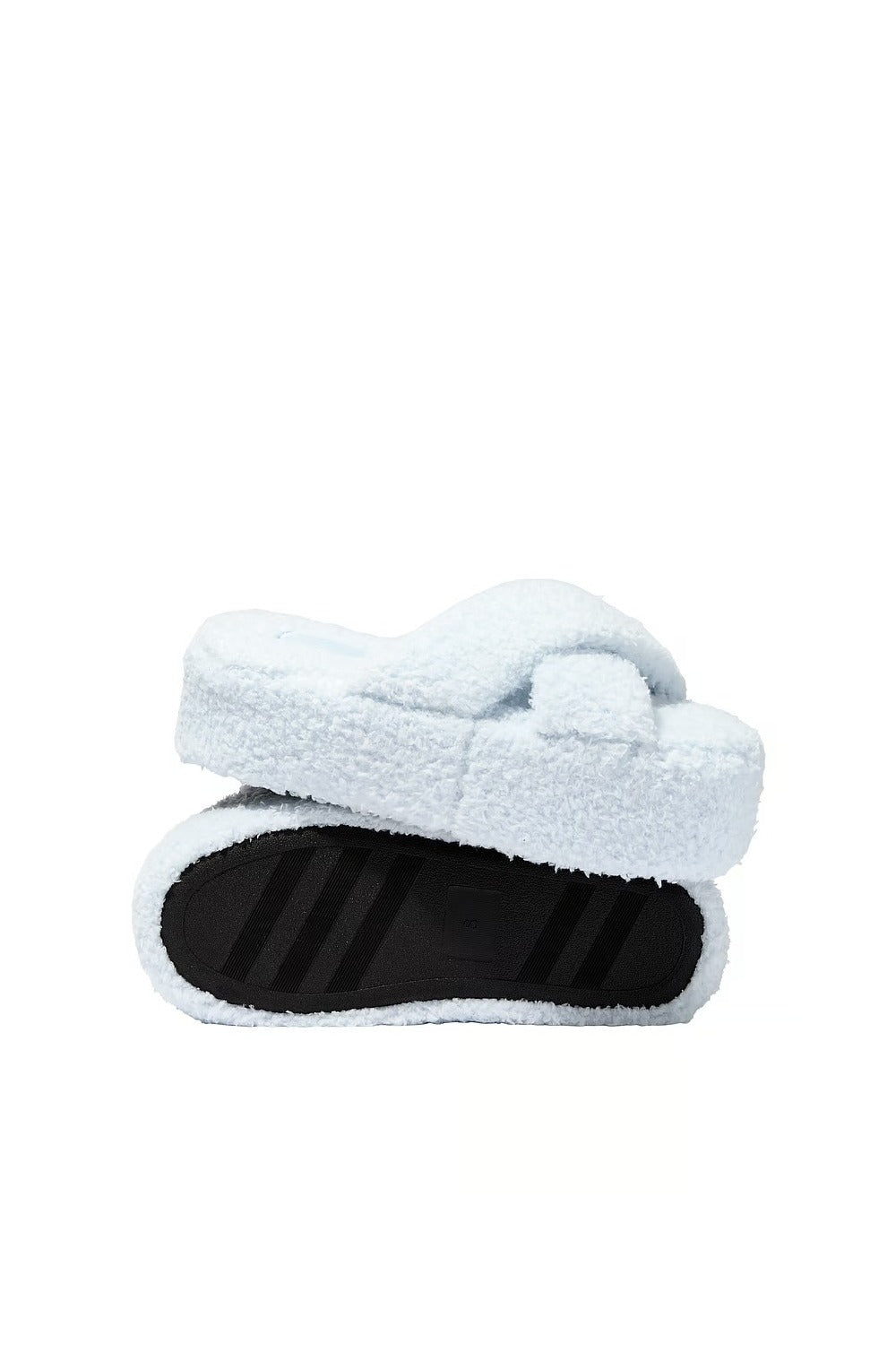 Плюшевые домашние тапочки 422574757 blue