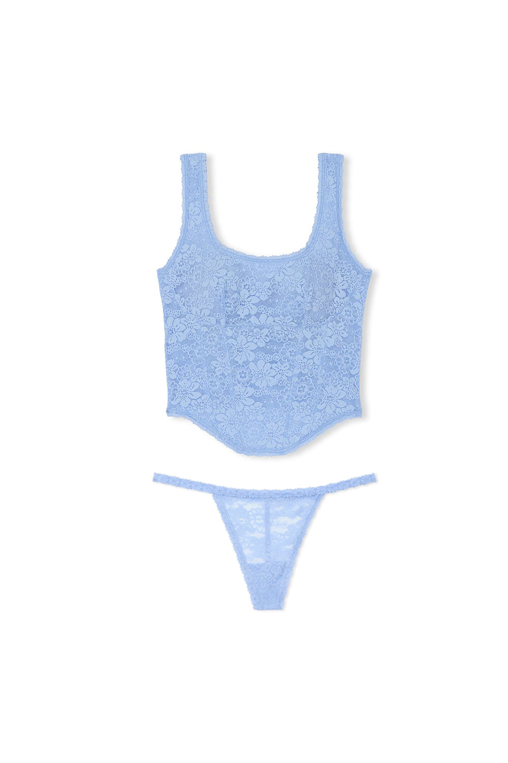 Комплект білизни з корсетним топом 423389314 blue