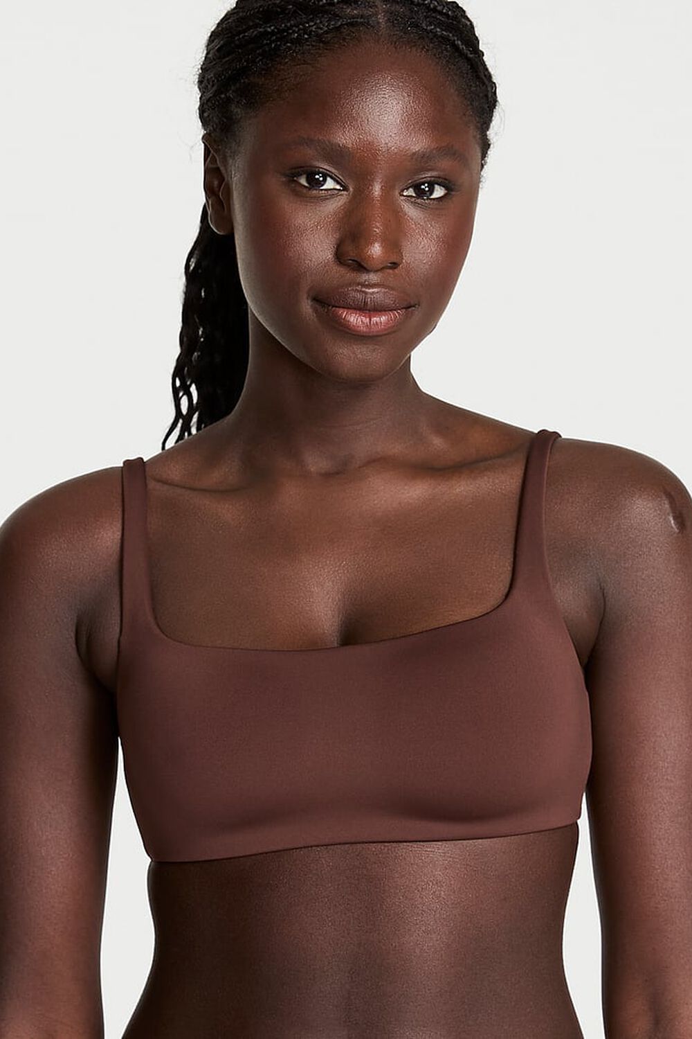Бра-топ без кісточок 43621991 brown Victoria`s Secret