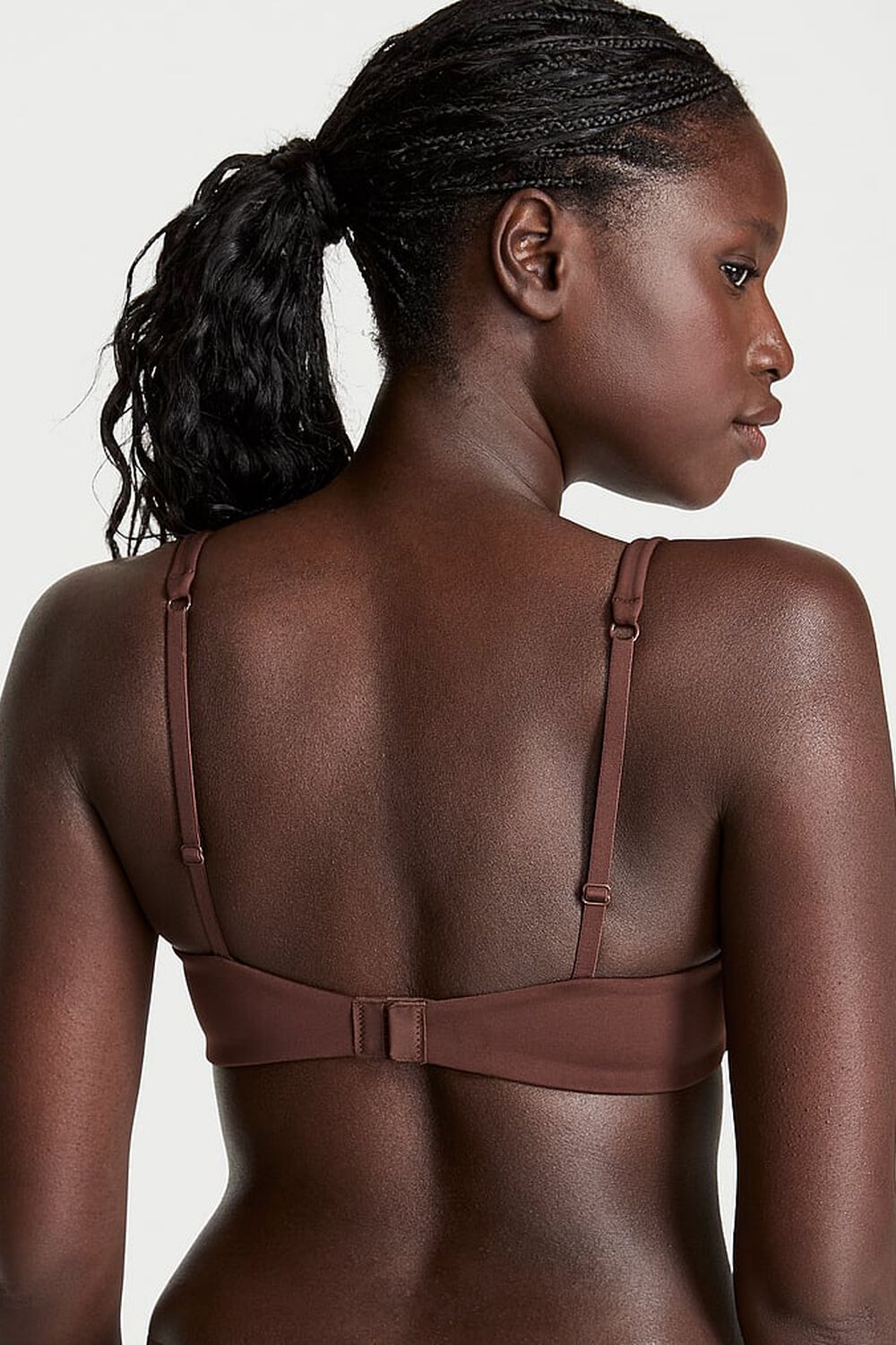Бра-топ без кісточок 43621991 brown Victoria`s Secret