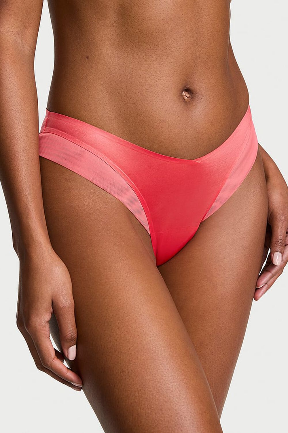 Бразиліана трусики з ремінцями 43630907 pink Victoria`s Secret