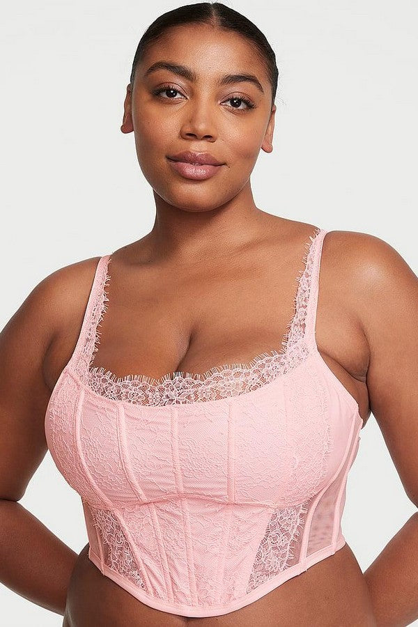 Корсет з мереживом 439769861 rose Victoria`s Secret