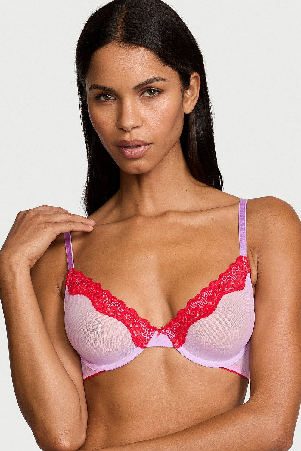 Бюстгальтер із мікросітки 440508992 lilac Victoria`s Secret