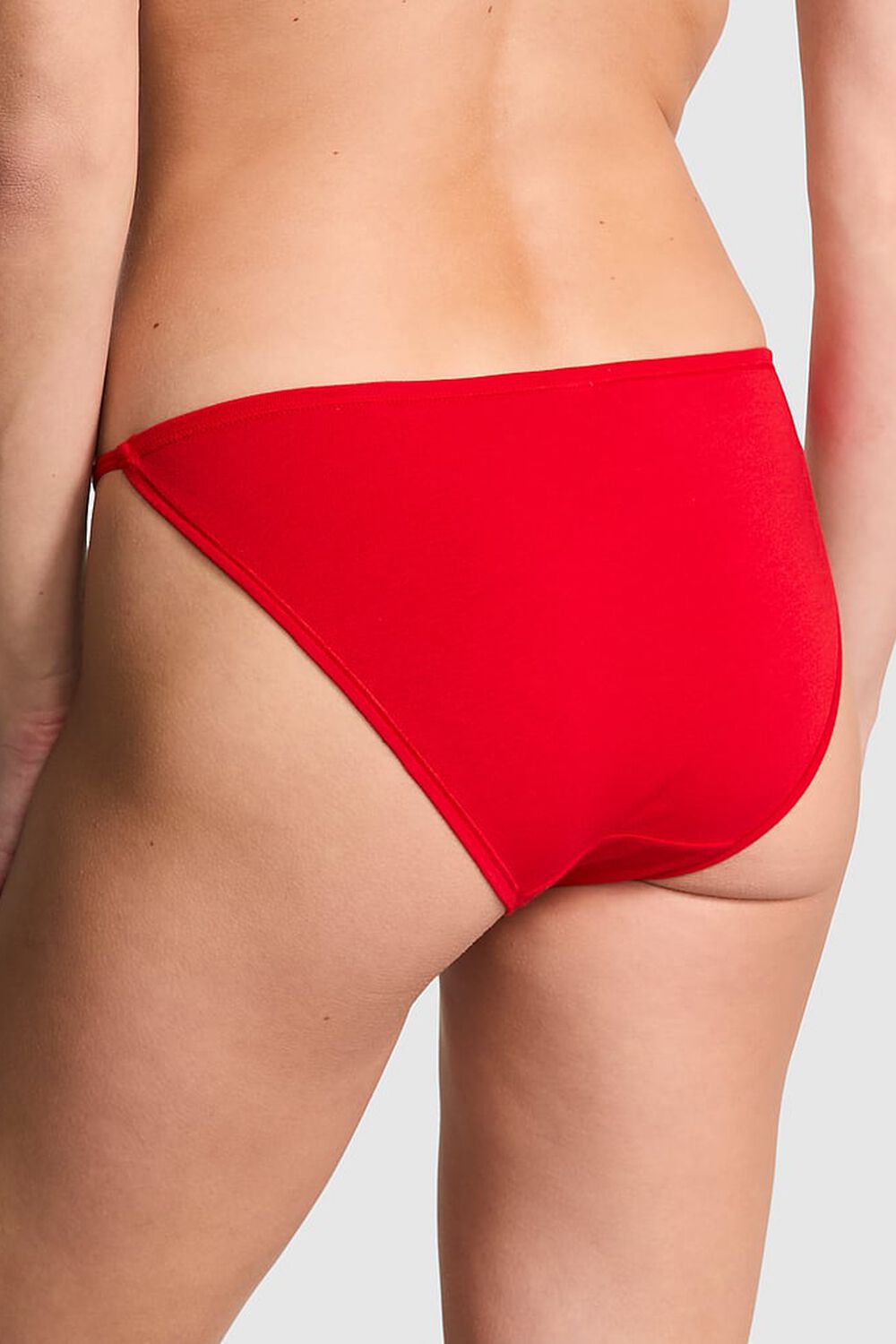 Бавовняні трусики танга 468490825 red Victoria`s Secret спина