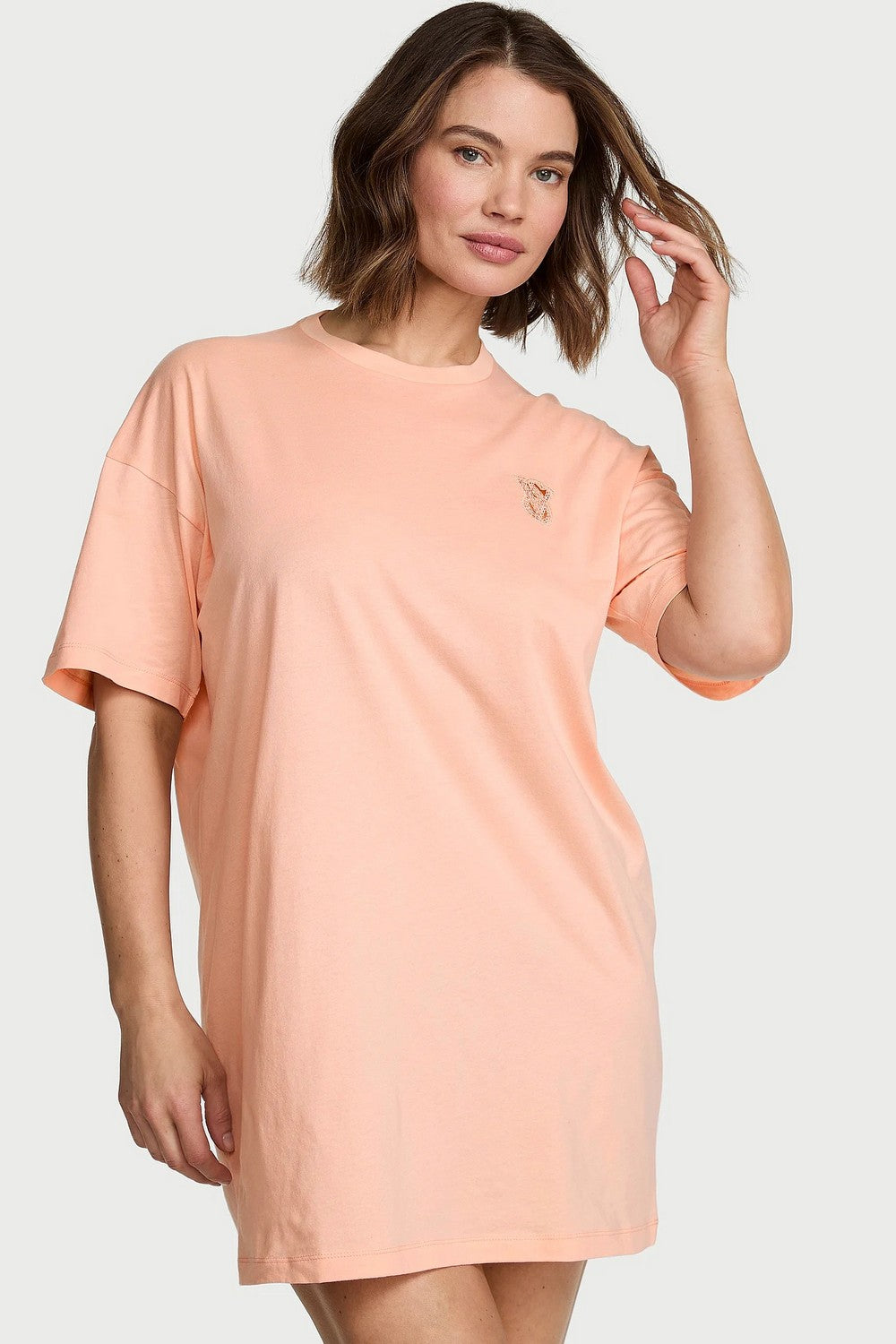 Нічна сорочка з бавовни 487616364 rose Victoria`s Secret