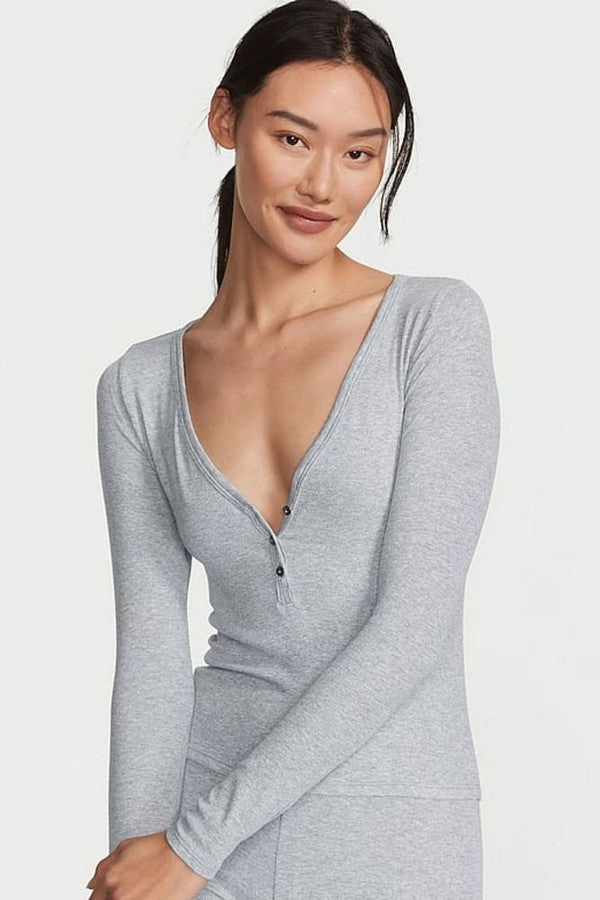 Домашний лонгслив из модала 492481170 gray