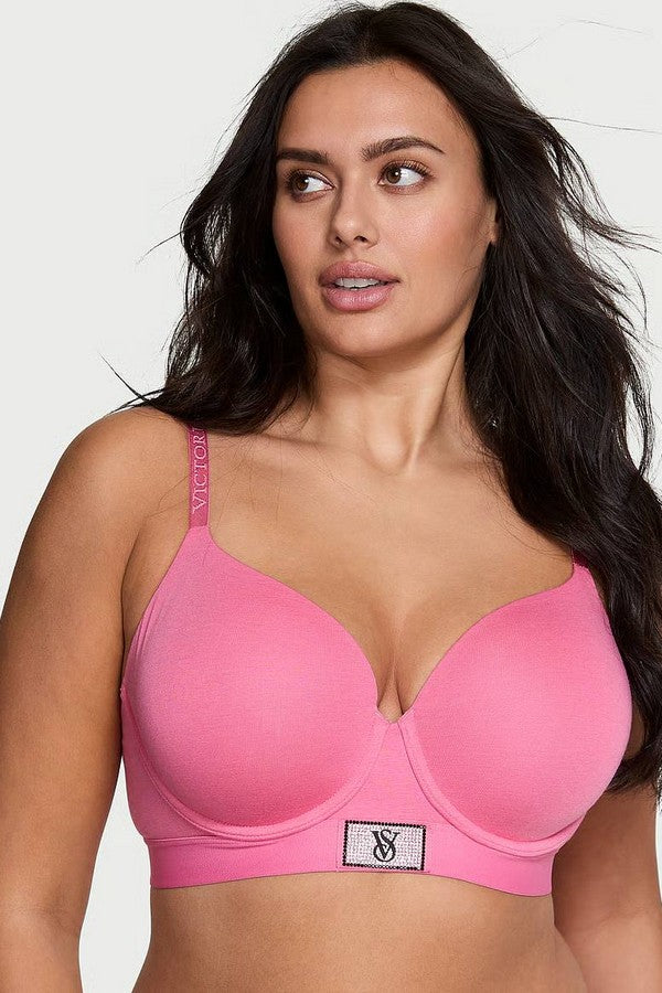 Комплект білизни зі стразами 517752352 pink Victoria`s Secret