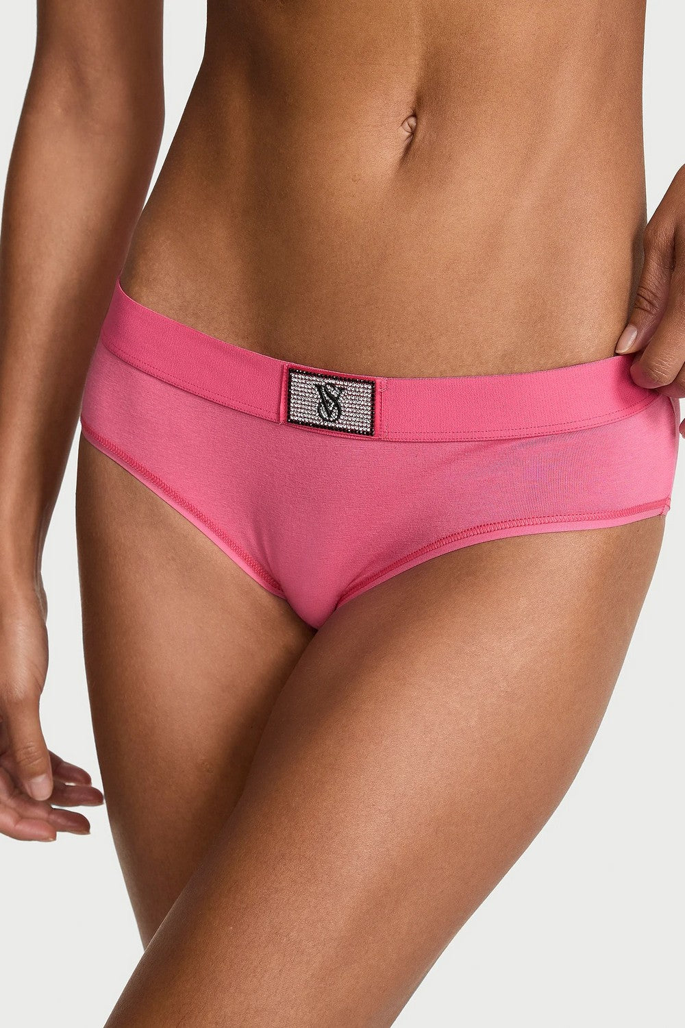 Комплект білизни зі стразами 517752352 pink Victoria`s Secret