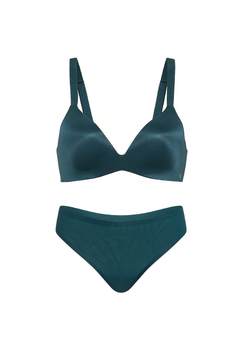Безшовний комплект білизни 517951542 turquoise Victoria`s Secret