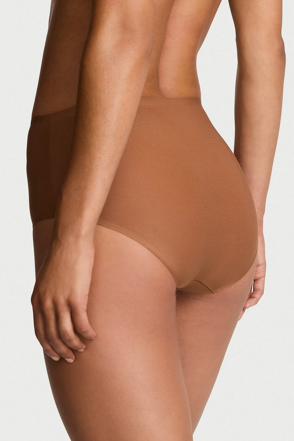 Високі трусики сліп 536823084 brown Victoria`s Secret спина