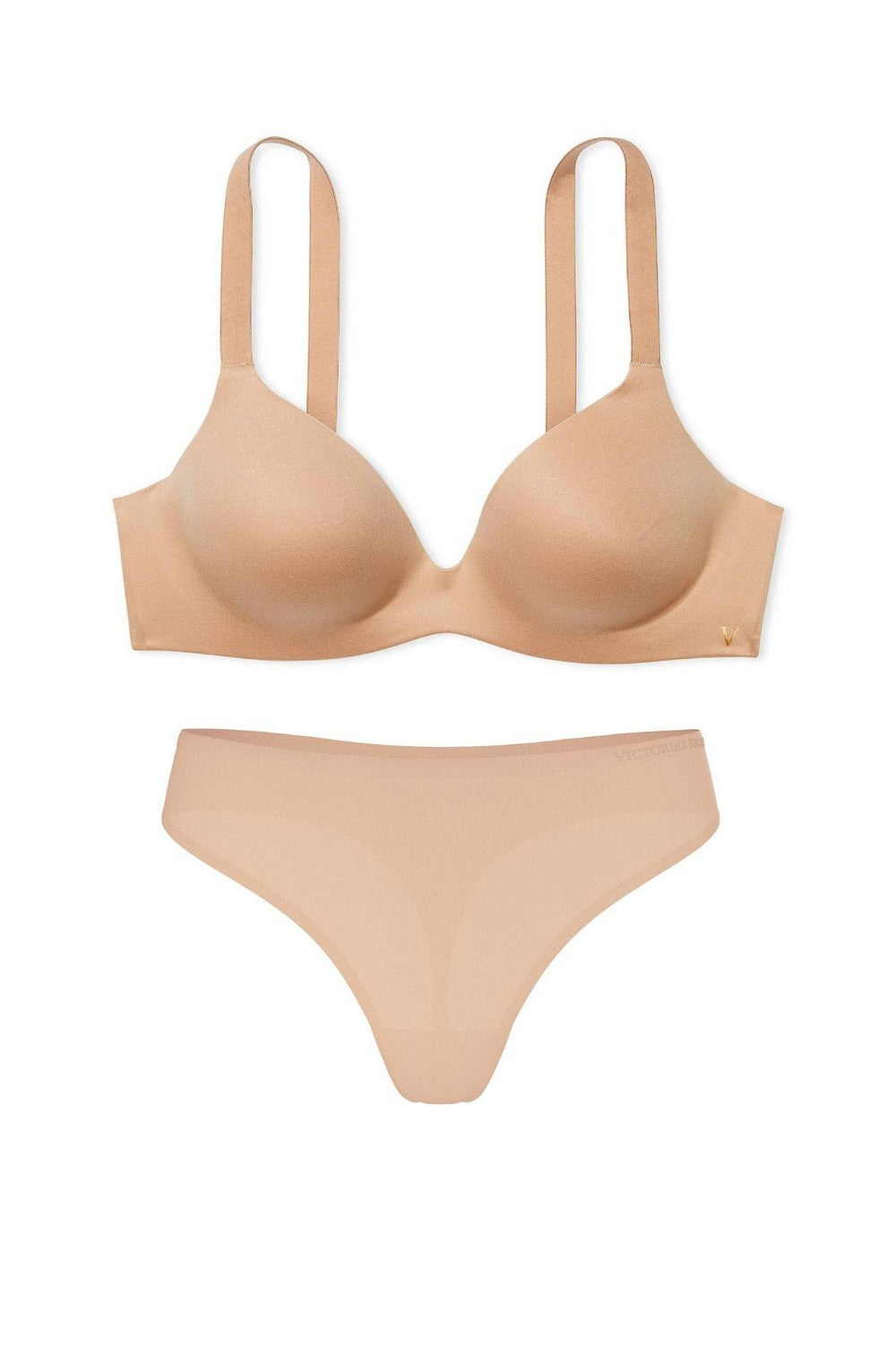 Безшовний комплект білизни 537831673 beige Victoria`s Secret