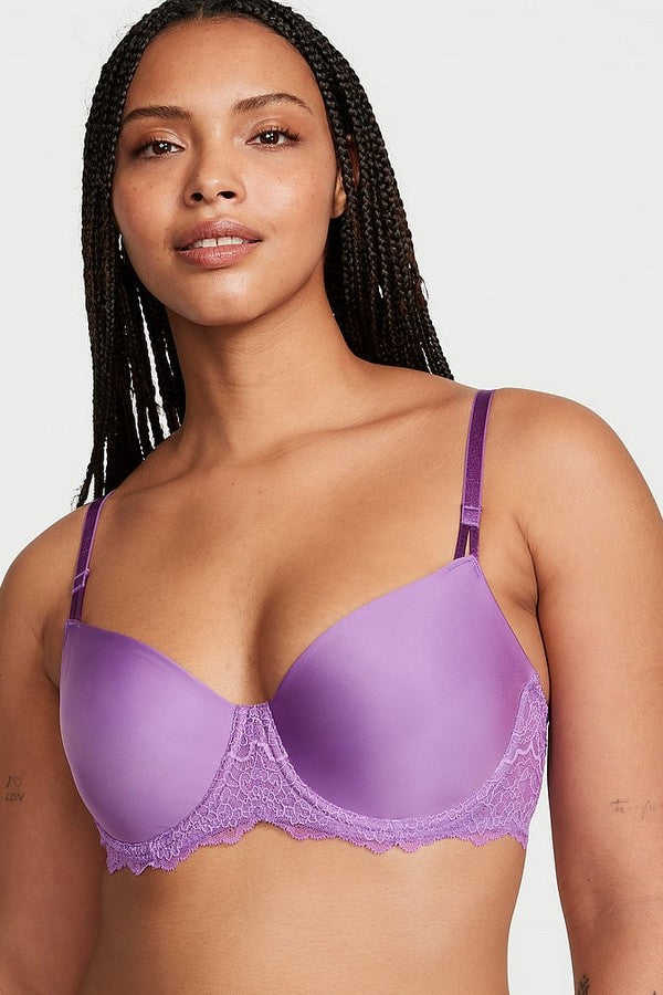 Комплект білизни з мереживом 542163442 lilac