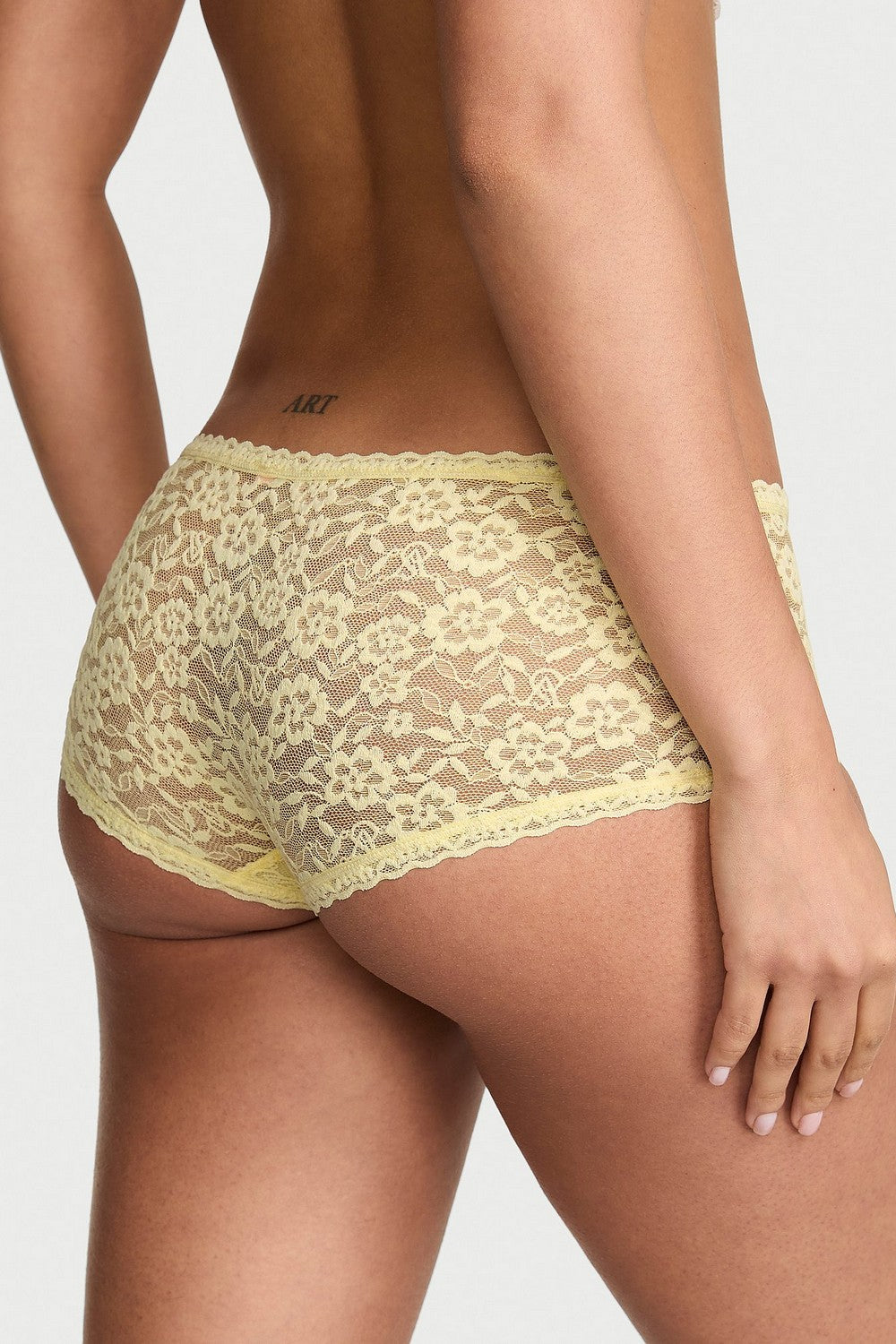 Мереживні шортики 542709702 yellow Victoria`s Secret