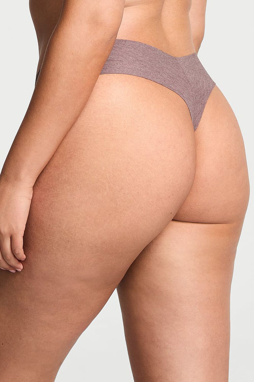 Стринги безшовні трусики 543135832 brown Victoria`s Secret спина