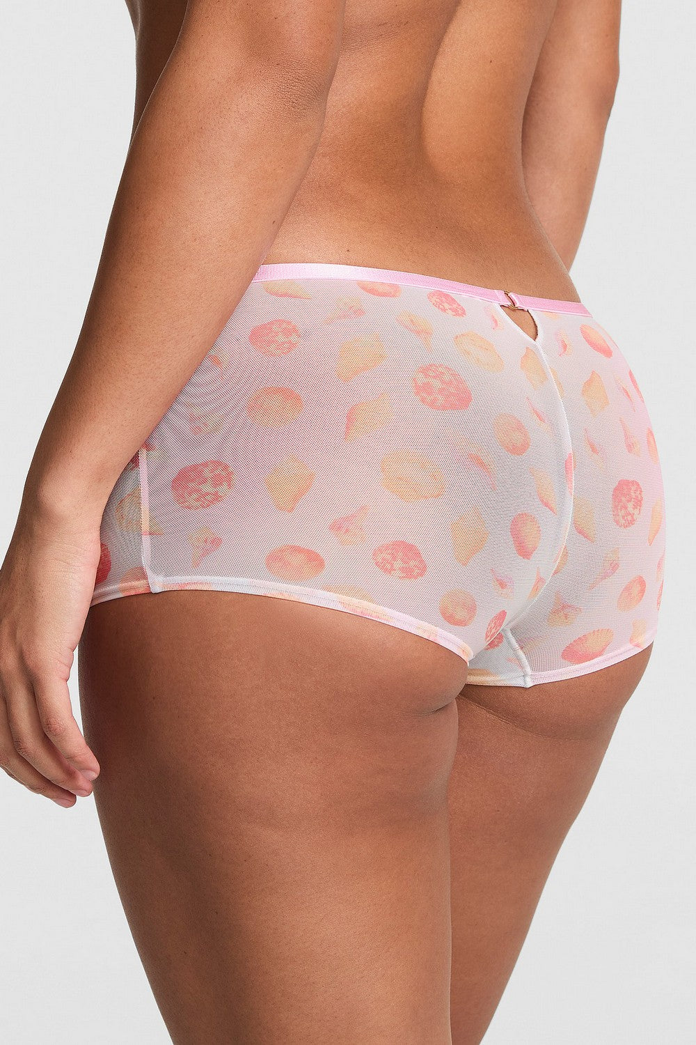 Шортики із мікросітки 544518092 rose Victoria`s Secret спина