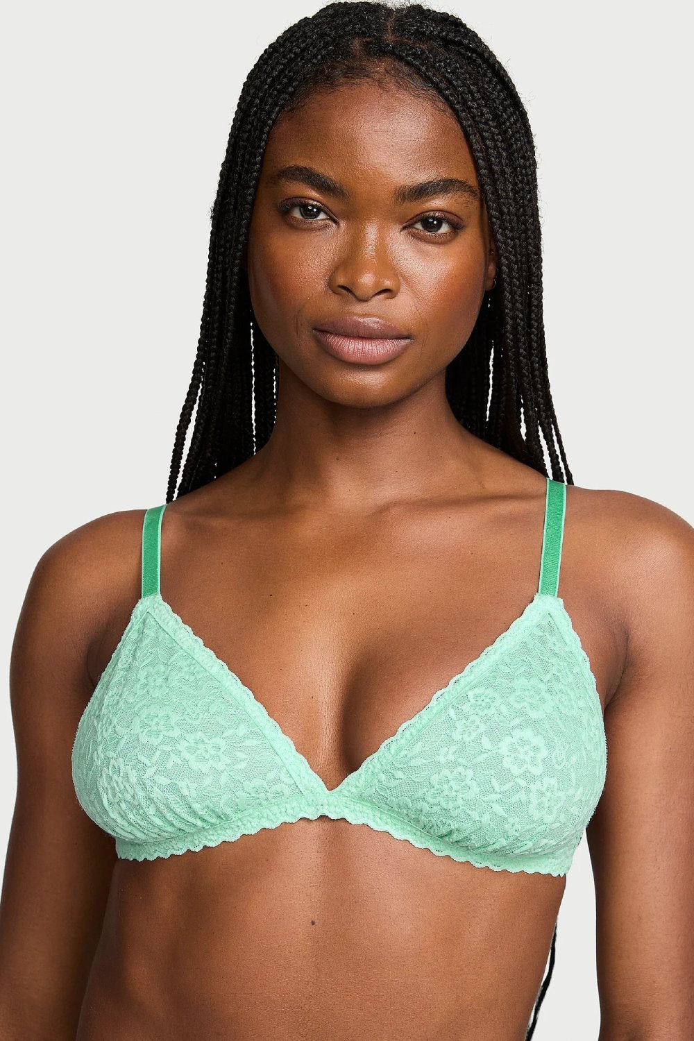 Мереживний комплект білизни 54745118 turquoise Victoria`s Secret
